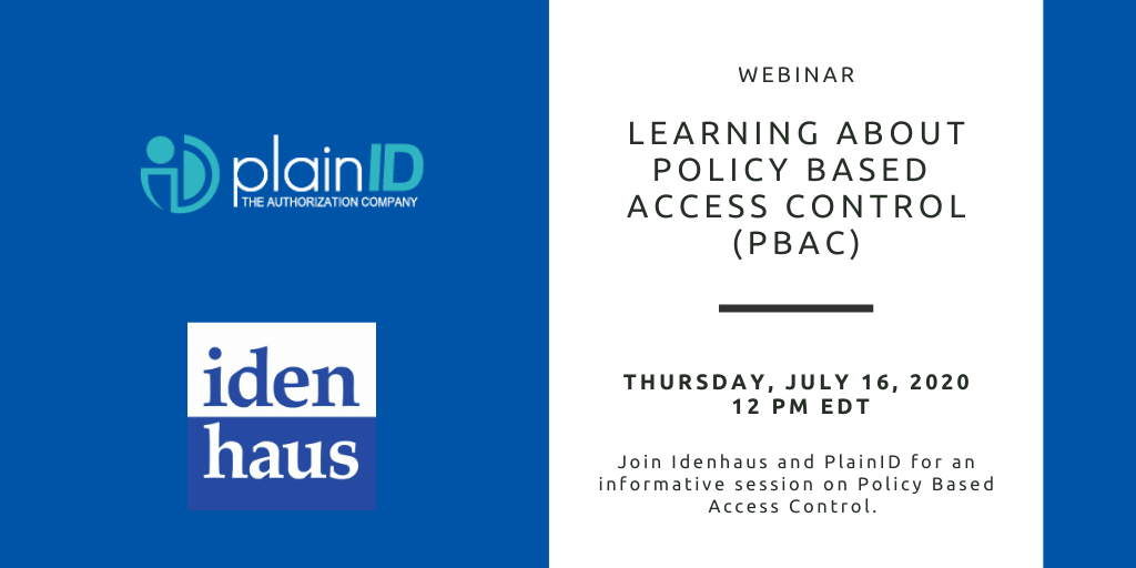 Learning about Policy Based Access Control (PBAC) Webinar 